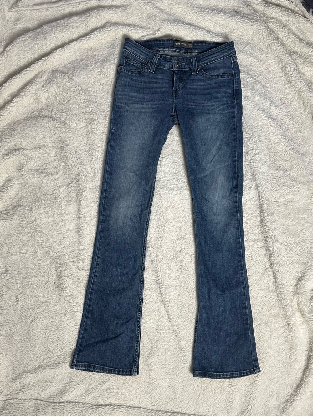 Levi's Women's Dark Blue Flare Jeans